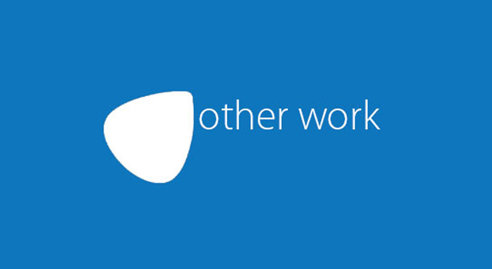 A blue background with the words " other works ".