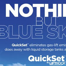 A poster with the words " nothin but blue skies ".